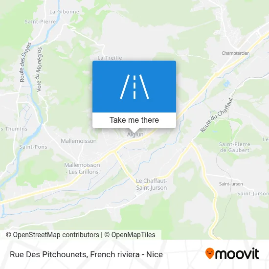 Rue Des Pitchounets map