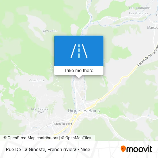 Rue De La Gineste map