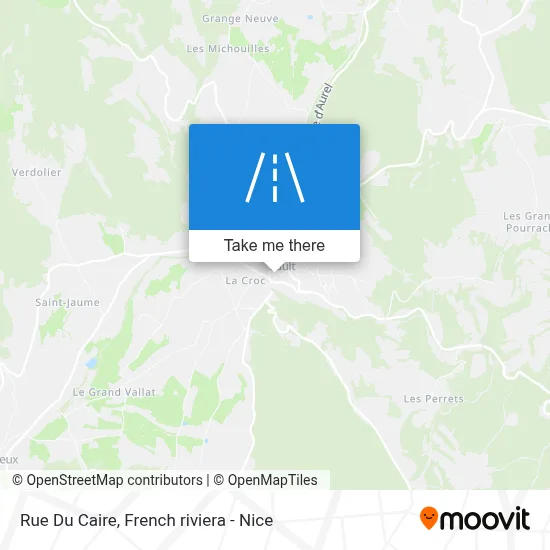 Mapa Rue Du Caire