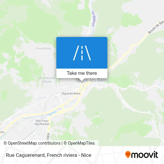 Mapa Rue Caguerenard