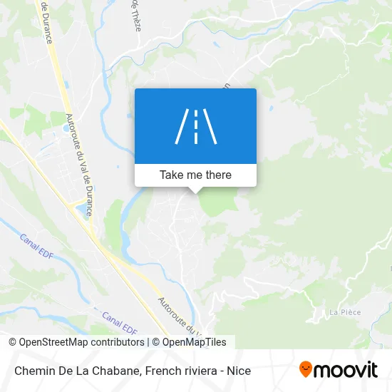 Chemin De La Chabane map