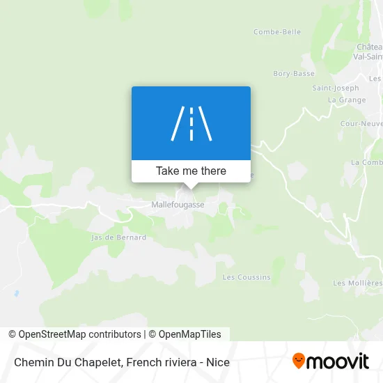 Chemin Du Chapelet map