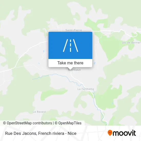 Rue Des Jacons map