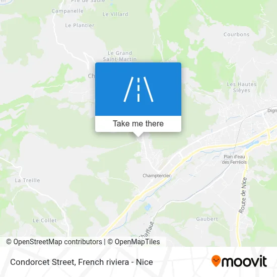 Rue Condorcet map