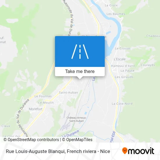 Mapa Rue Louis-Auguste Blanqui
