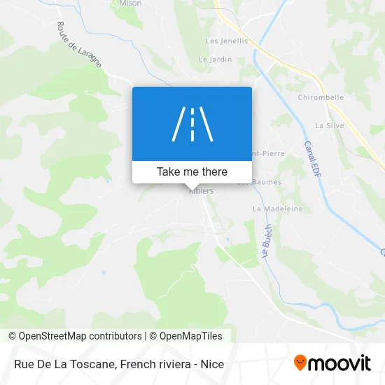 Rue De La Toscane map