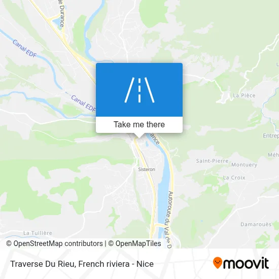 Traverse Du Rieu map