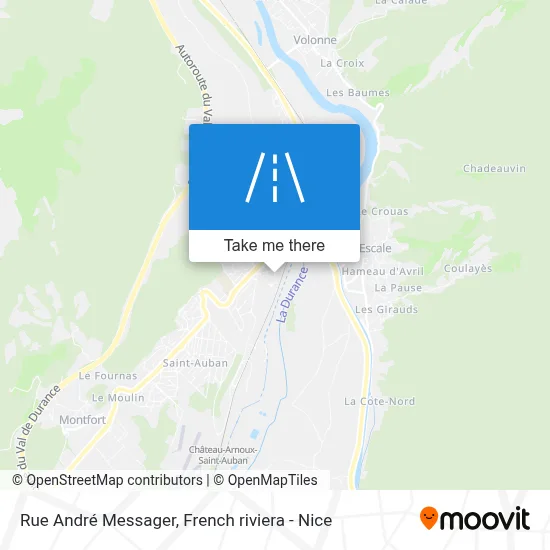 Rue André Messager map