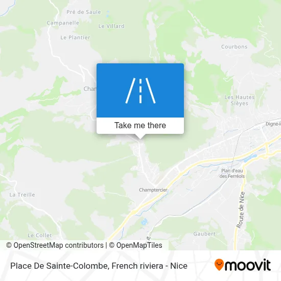 Place De Sainte-Colombe map