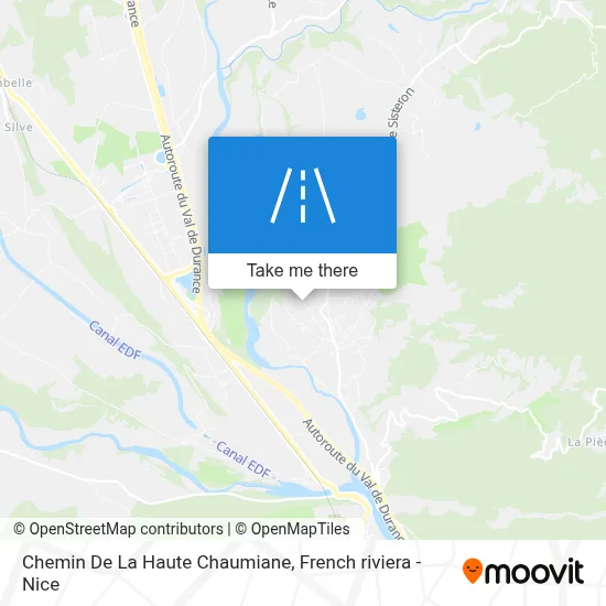 Chemin De La Haute Chaumiane map