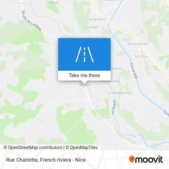 Rue Charlotte map