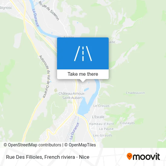 Rue Des Filioles map