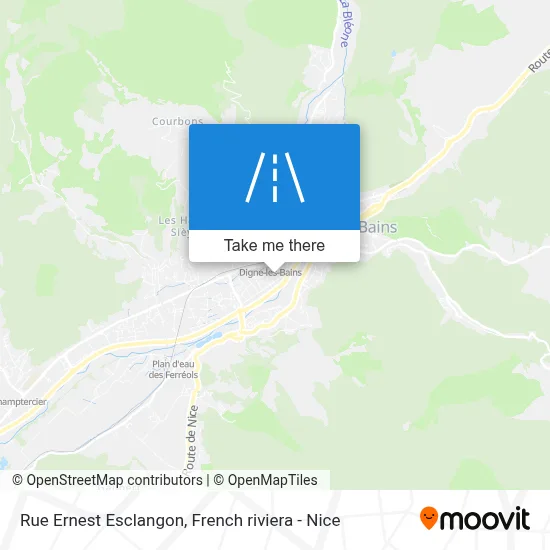 Rue Ernest Esclangon map