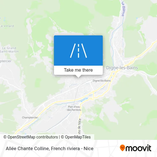 Allée Chante Colline map