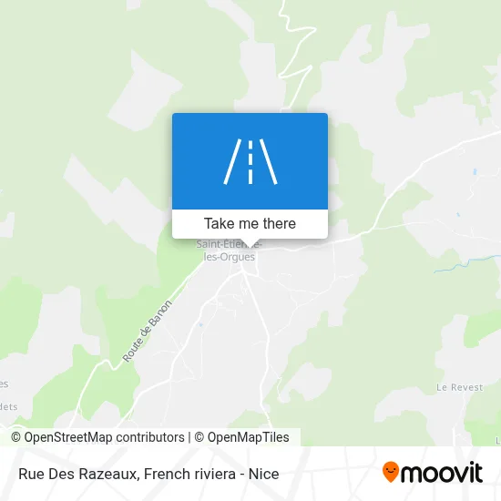 Rue Des Razeaux map