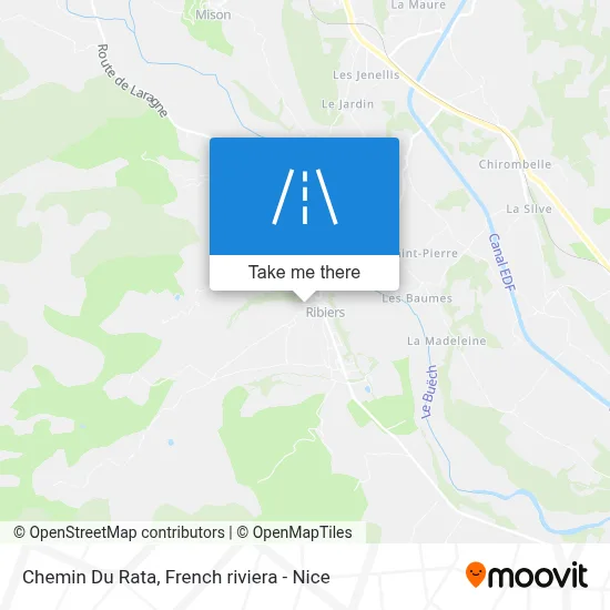 Chemin Du Rata map