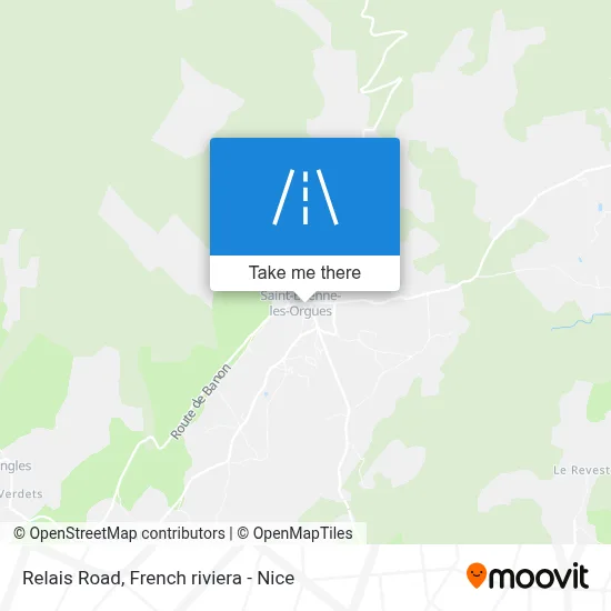 Mapa Rue Du Relais