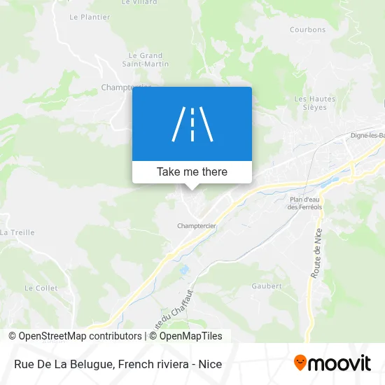 Rue De La Belugue map