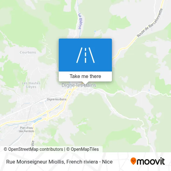 Rue Monseigneur Miollis map