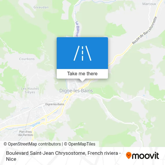 Boulevard Saint-Jean Chrysostome map