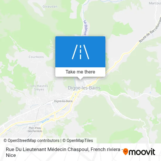 Rue Du Lieutenant Médecin Chaspoul map