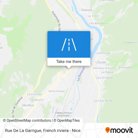 Rue De La Garrigue map