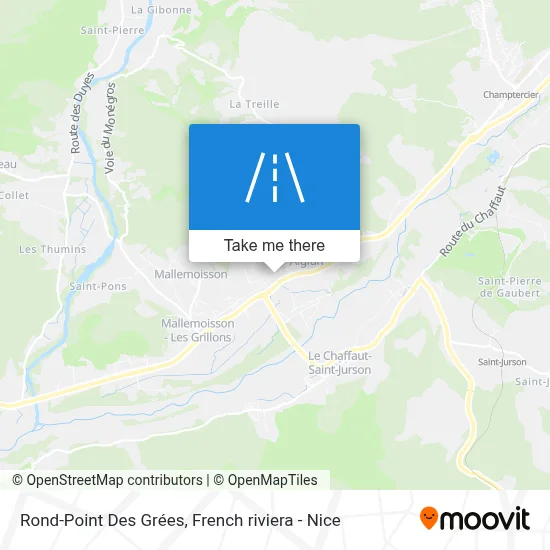 Rond-Point Des Grées map