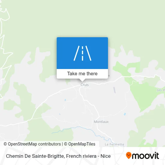 Chemin De Sainte-Brigitte map