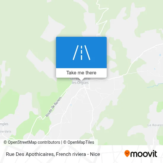Mapa Rue Des Apothicaires