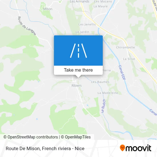 Route De Mison map