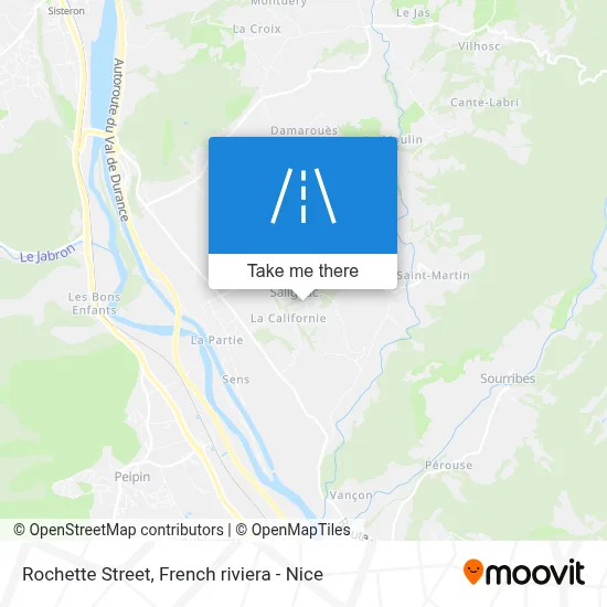 Rue De La Rochette map