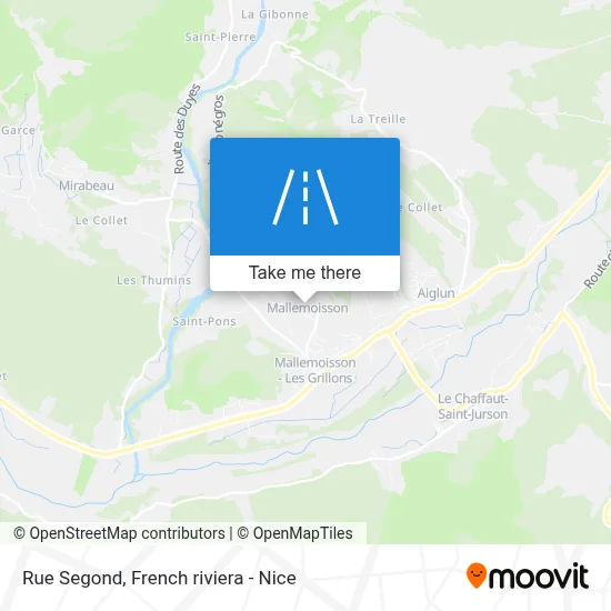 Rue Segond map
