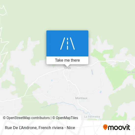 Mapa Rue De L'Androne