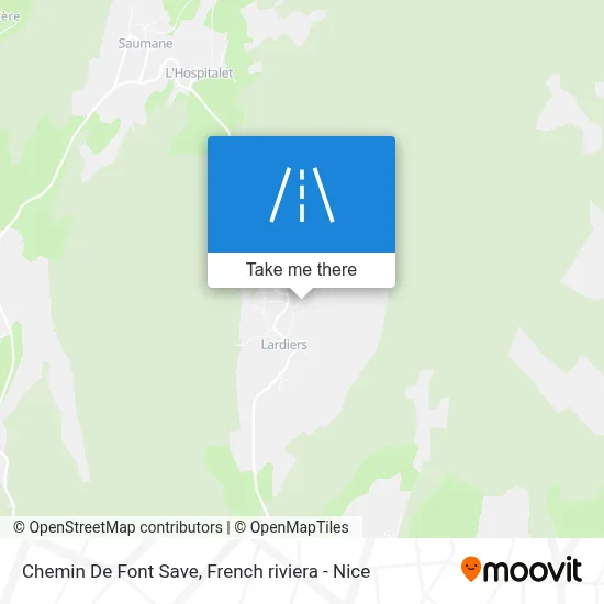 Chemin De Font Save map