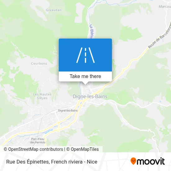 Rue Des Épinettes map