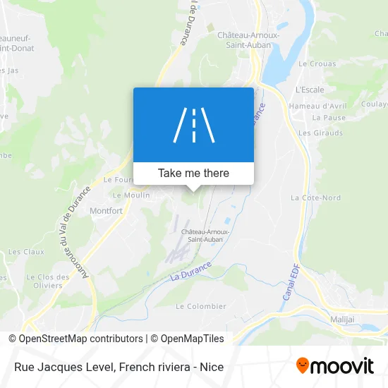 Mapa Rue Jacques Level
