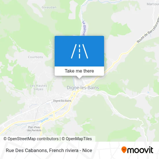 Rue Des Cabanons map