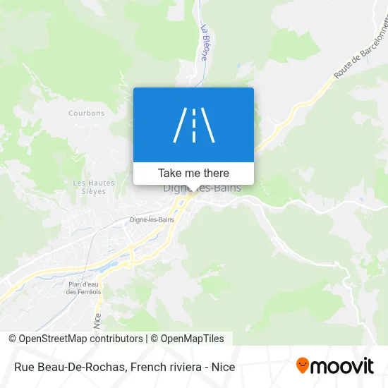 Rue Beau-De-Rochas map