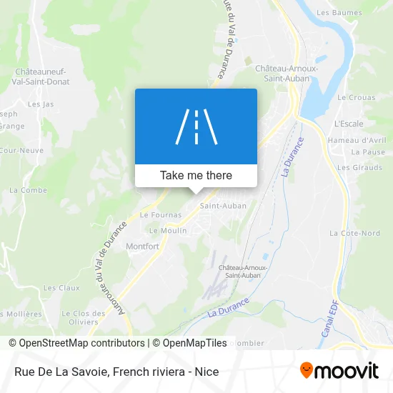 Rue De La Savoie map