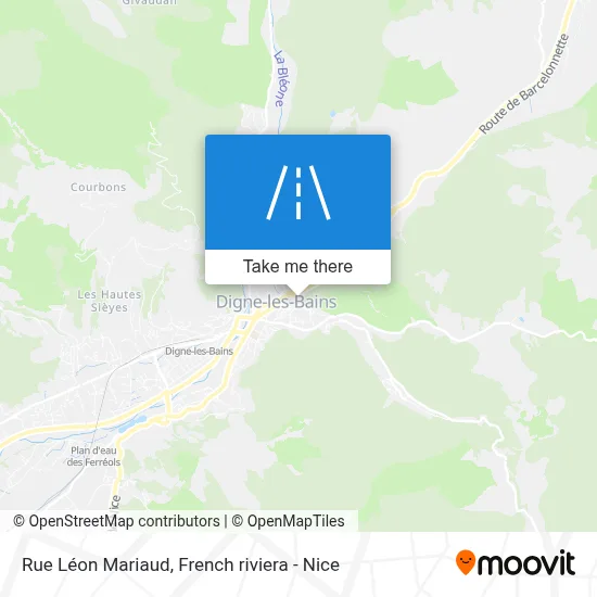 Rue Léon Mariaud map