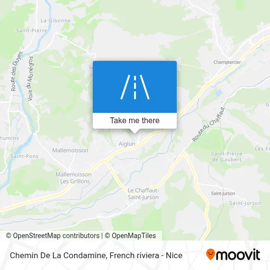 Chemin De La Condamine map