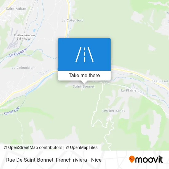 Mapa Rue De Saint-Bonnet