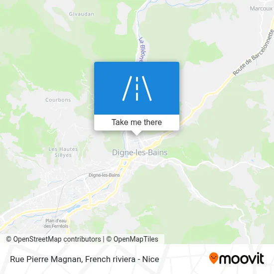 Mapa Rue Pierre Magnan