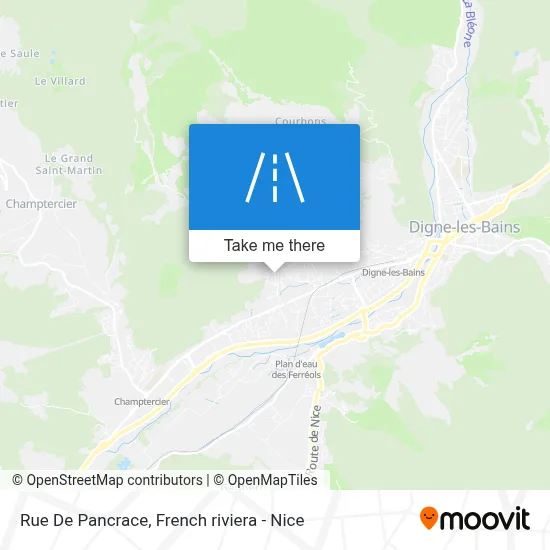 Mapa Rue De Pancrace