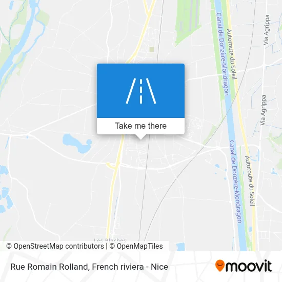 Mapa Rue Romain Rolland