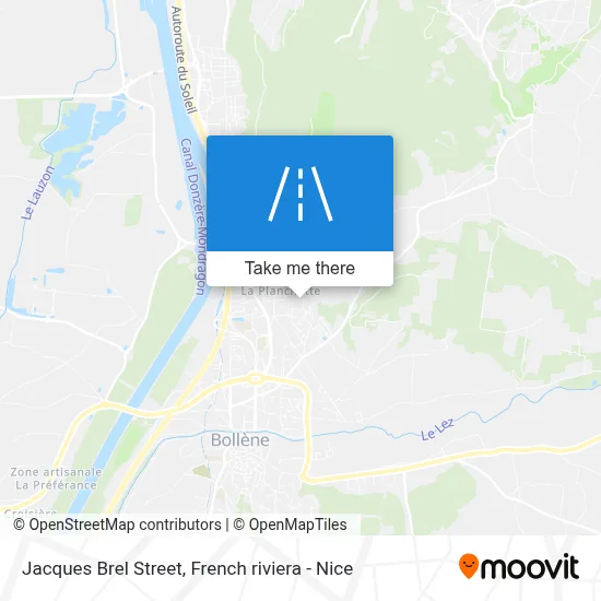 Rue Jacques Brel map