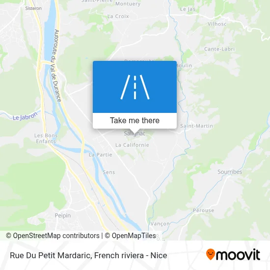 Rue Du Petit Mardaric map