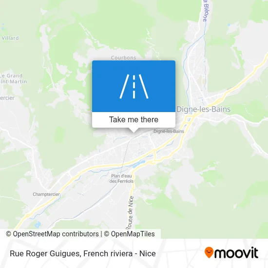 Mapa Rue Roger Guigues