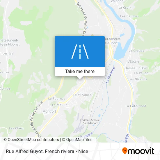 Rue Alfred Guyot map