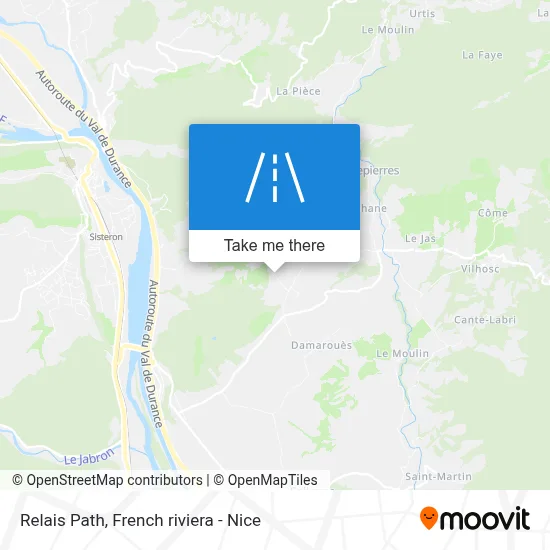 Chemin Du Relais map